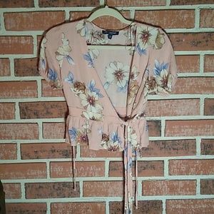 One love short sleeve cover up